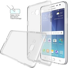 Microcase Samsung Galaxy J2 Prime Ultra İnce Silikon Kılıf+Tempered Cam