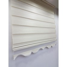 Brillant Bambu Stor Zebra Perde Krem MZ492 150 x 260 cm