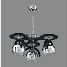 Sedef Avize 3140 3BLK Ahşap 3lü Avize