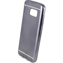 Nice Case Samsung Galaxy S7 İnce Metal Görünümlü Silikon Kılıf