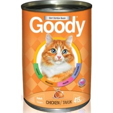 Goody 12 Adet Tavuklu Kedi Konservesi 415 Gr