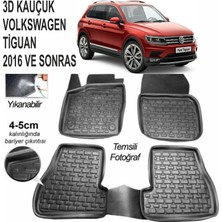 Leader 3D Paspas Volkswagen Tiguan 2016 Ve Sonrası Uyumlu Siyah