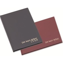 Özkan Çek Kayıt Defteri 17X24 Cm Yan 160 Yaprak