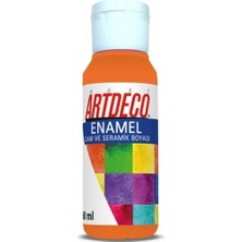 Artdeco Enamel Cam Ve Seramik Boyası 60 Ml Turuncu