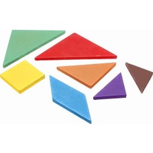 Direkstoktan Ahşap Tangram Zeka Oyunu 7'li - 9x9 cm