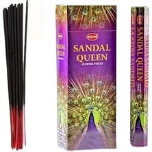 Hem Tütsü  Sandal Queen Incense Sticks - Sandal Kraliçesi Tütsü 20 Adet