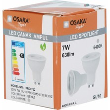 Osaka Light 7Watt-50watt GU-10  PRO SMD Led Ampül Beyaz