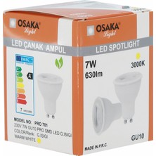 Osaka Light 7Watt-50watt GU-10  PRO SMD Led Ampül Günışığı