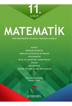 Köşegen Yayınları Matematik Fasikül Seti 11.Sınıf -Köşegen Yayınları
