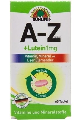 Sunlifea-Z+ Lutein 1 Mg 60 Tablet
