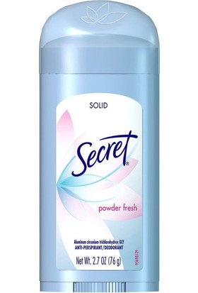 Secret Solid Powder Fresh Antiperspirant Deodorant 76 gr
