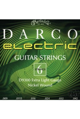 Martin D9300 09-42 Elektro Gitar Teli Darco (Extra Light)