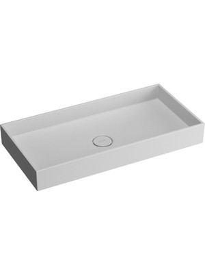 VitrA Memoria Dikdörtgen Çanak Lavabo, 80 Cm Infinit
