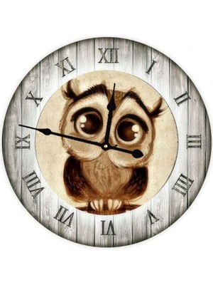 Markakanvas Ahşap   Duvar Saati