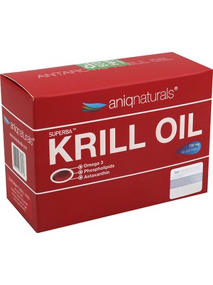 Aniqnaturals Superba Krill Oil Yağı 730 Mg 60 Softgel