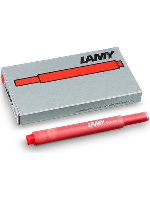 Lamy T10-K Kırmızı Mürekkep Kartuşu