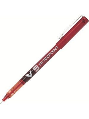 Pilot V5 Hi-Tecpoint Renk - Kırmızı