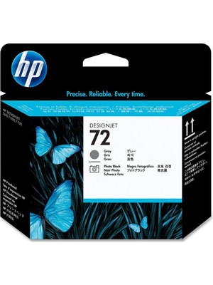 HP 72 C9380A Gri ve Photo Siyah Baskı Kafası / Hp DesignJet T610 / T620 / T770 / T790 / T795 / T1100 / T1120 / T1200 / T1300 / T2300 Kartuş