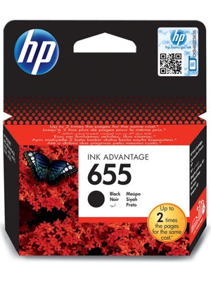 Hp 655 CZ109A Siyah Orjinal Kartuş