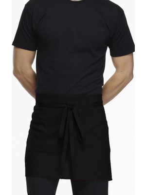 Salon Giyim Belden Bağlamalı Yarım Garson Önlüğü 5 adet