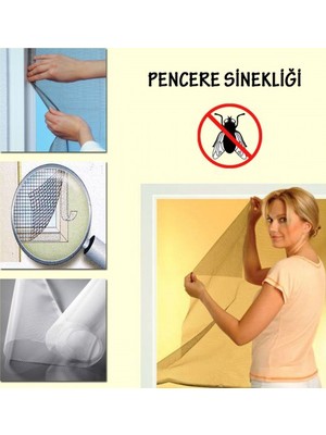 Pratik Pencere Sinekliği Çift Kanat (130 cm x 150 cm)