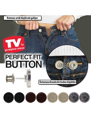 Pratik Perfect Fit Button Beden Büyülten Küçülten Düğme Seti