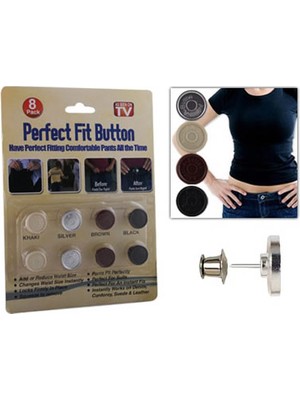 Pratik Perfect Fit Button Beden Büyülten Küçülten Düğme Seti