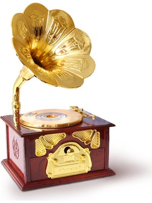 Ejoya Elia Gramafon Müzik Kutusu 49099