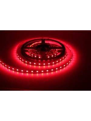 Tvet Şerit Led Dış Mekan 5 Metre Silikonlu 24 Volt Kırmızı