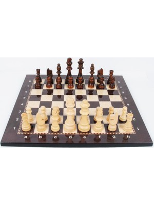 50Bir Lüks Satranç Takımı Ahşap Figür ( 2 Numara )