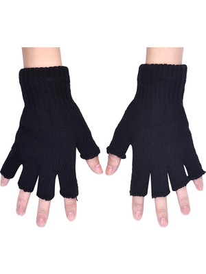 Direk Stoktan Parmakzsız Kesik Eldiven Pamuklu 1 Çift