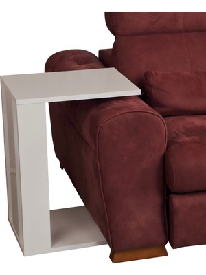Pasific Home Single C Sehpa Parlak Beyaz