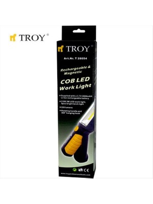 Troy 28054 Şarjlı Çalışma Lambası - Cob Led