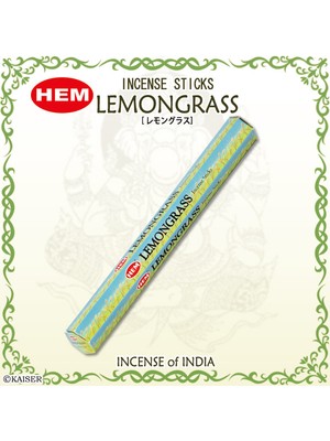 Hem Lemongrass Incense Sticks - Limon Otu Tütsü 20 Adet