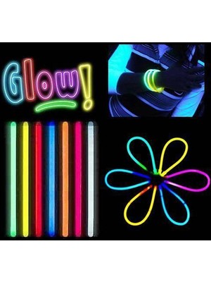 Anka Glow Stick Fosforlu Kırılan Çubuk (100 Adet)