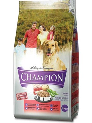 Champion Kuzu Etli Köpek Maması 15 Kg