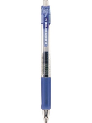Edding 2190 Basmalı Jel Roller Kalem Mavi