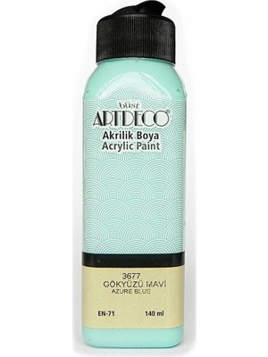 Artdeco Akrilik Boya 140 Ml Gökyüzü Mavi Y070R3677