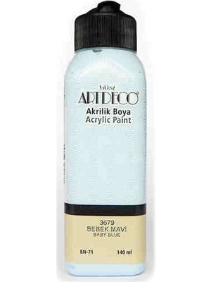 Artdeco Akrilik Boya 140 Ml Bebek Mavi Y-070R-3679