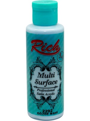 Rich Multi Surface 2292 GÖZDE MAVİ Akrilik Boya 130cc