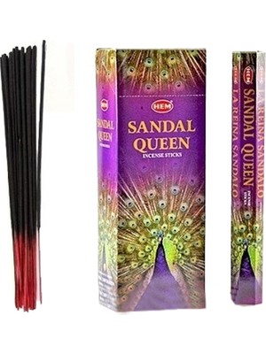 Hem Tütsü  Sandal Queen Incense Sticks - Sandal Kraliçesi Tütsü 20 Adet