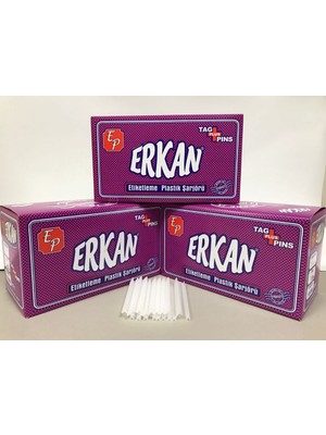 Erkan Plastik Standart Etiketleme Kılçığı 10 mm PP Malzeme ile 10000 Adet Kutu İçinde