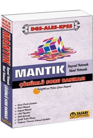 Dgs Mantik Cozumlu Soru Bankasi Tasari Yayinlari 9789944351140