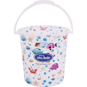 Sevi Bebe Şeffaf Desenli Kova