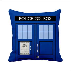 Dr. Who Doctor Doktor Tardis Saten Yastık