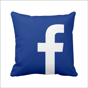 Facebook Sosyal Medya Saten Yastık