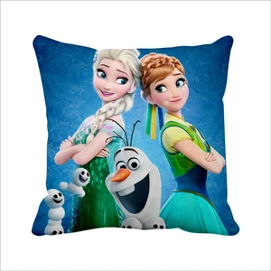 Frozen Karlar Ülkesi Elsa Anna Olaf Saten Yastık