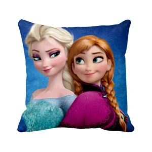 Frozen Karlar Ülkesi Elsa Anna Saten Yastık