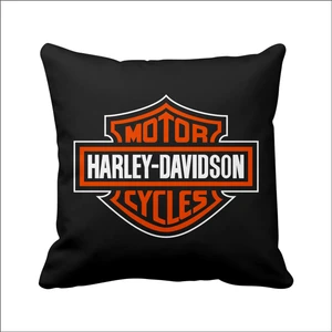 Harley Davidson Motor Cycles Motorsiklet Saten Yastık