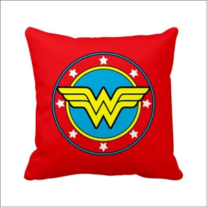 Wonder Woman Retro Justice League Saten Yastık